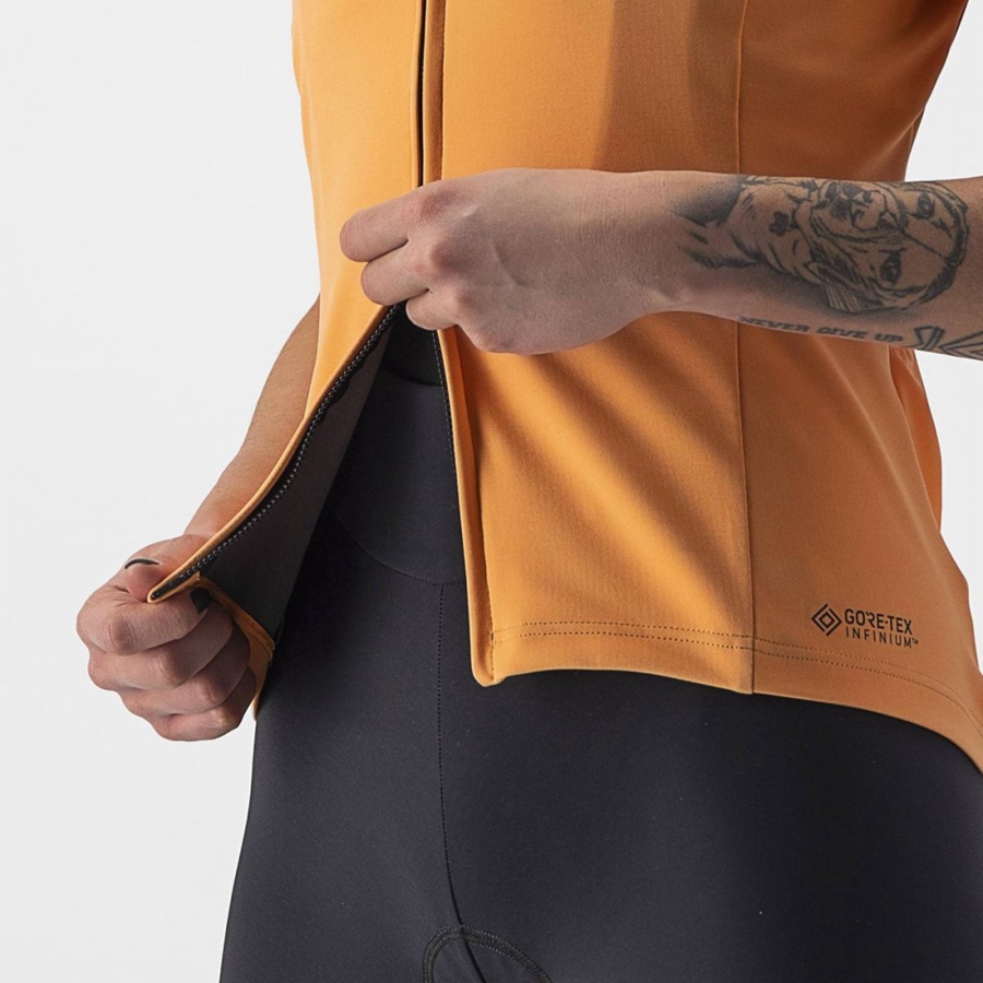 Castelli PERFETTO RoS 2W WIND Μπουφαν γυναικεια καφε | CFYKVO-015