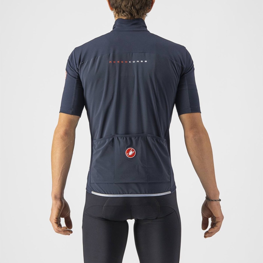 Castelli PERFETTO RoS 2 WIND Μπουφαν ανδρικα μπλε | NQZIFA-815