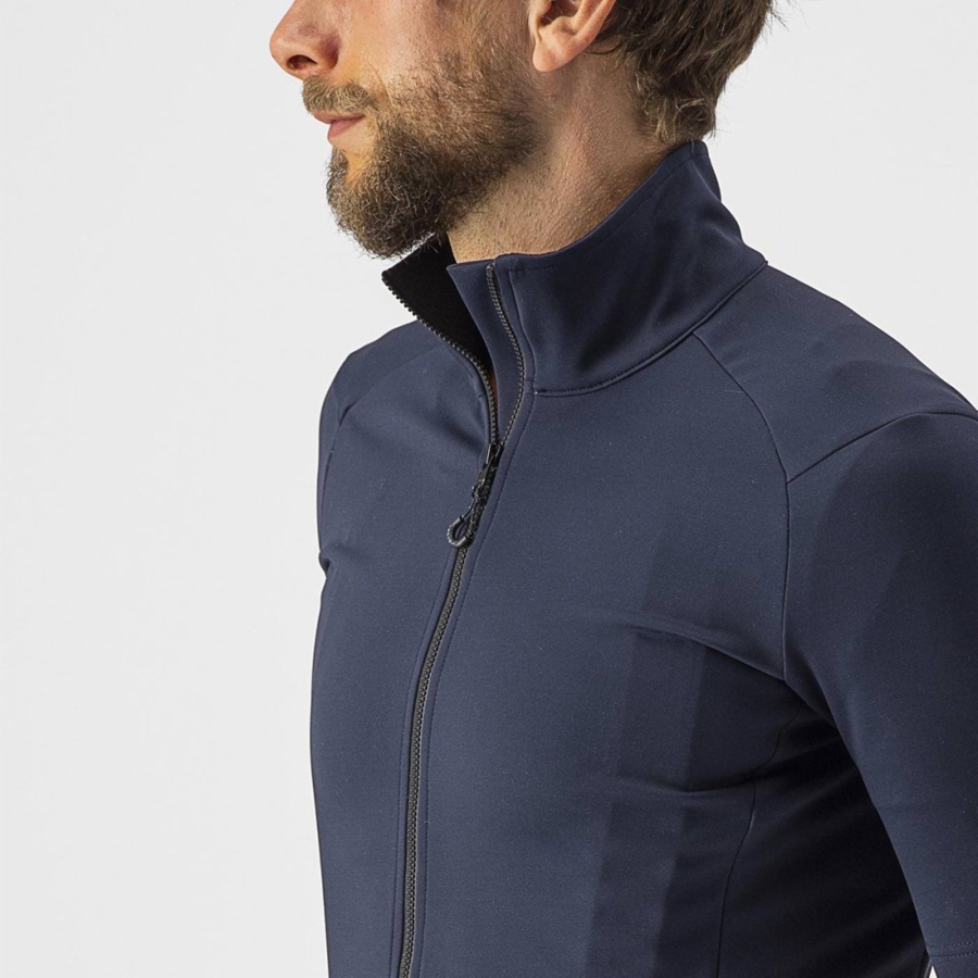 Castelli PERFETTO RoS 2 WIND Μπουφαν ανδρικα μπλε | NQZIFA-815