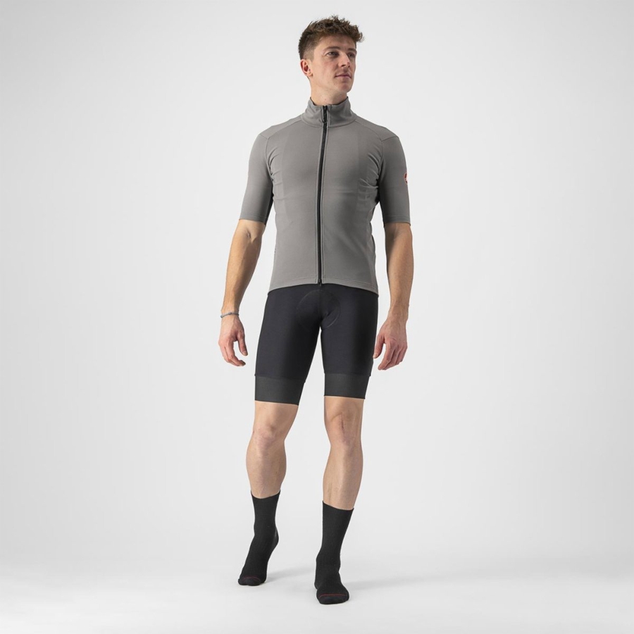 Castelli PERFETTO RoS 2 WIND Μπουφαν ανδρικα γκρι | RFEBYD-357