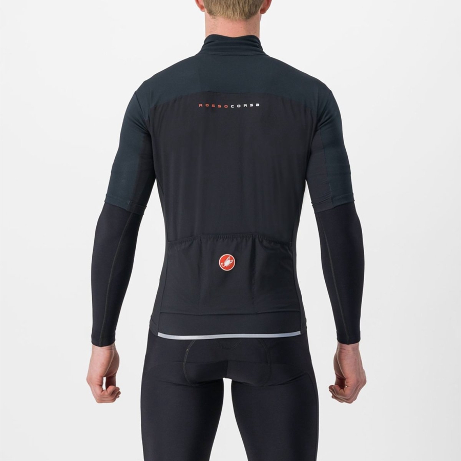 Castelli PERFETTO RoS 2 WIND Μπουφαν ανδρικα μαυρα | RZSGCB-648