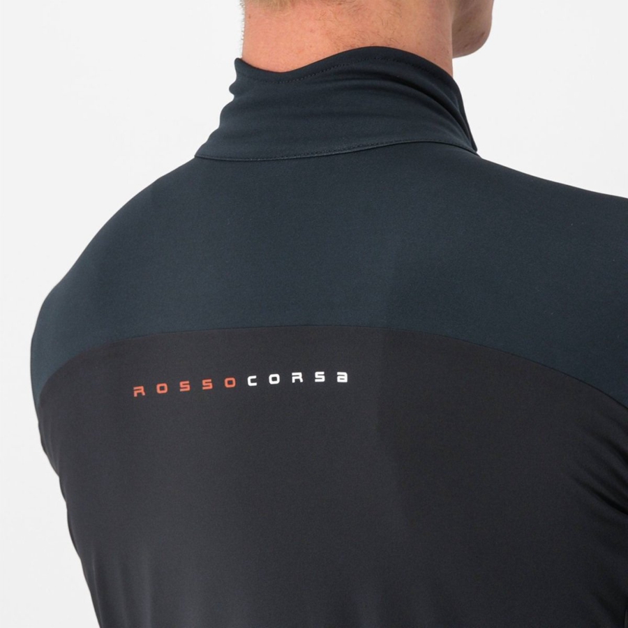 Castelli PERFETTO RoS 2 WIND Μπουφαν ανδρικα μαυρα | RZSGCB-648