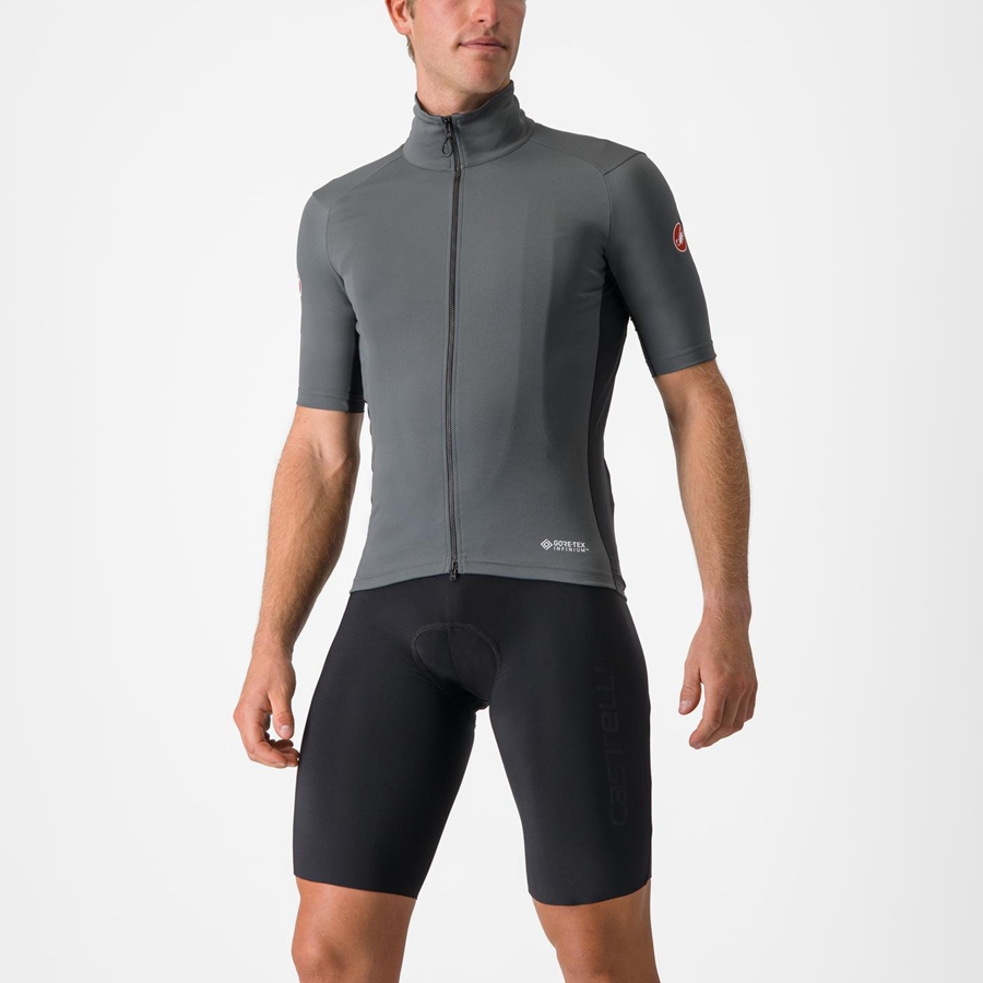 Castelli PERFETTO RoS 2 WIND Μπουφαν ανδρικα γκρι | WLISGP-085