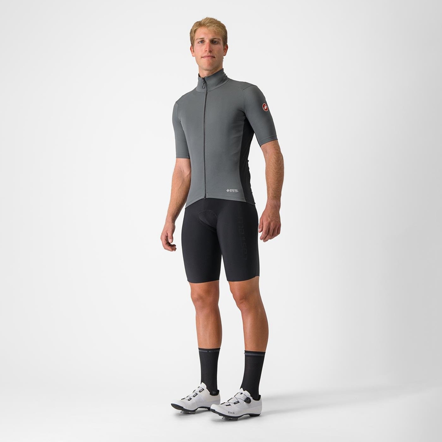 Castelli PERFETTO RoS 2 WIND Μπουφαν ανδρικα γκρι | WLISGP-085