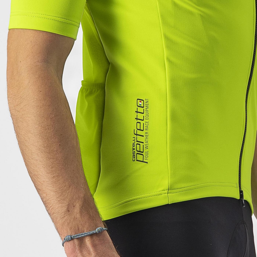 Castelli PERFETTO RoS 2 WIND Μπουφαν ανδρικα ανοιχτο πρασινο | BTEDLS-478