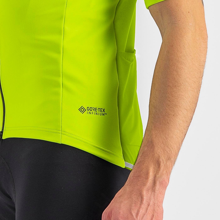 Castelli PERFETTO RoS 2 WIND Μπουφαν ανδρικα ανοιχτο πρασινο | BTEDLS-478