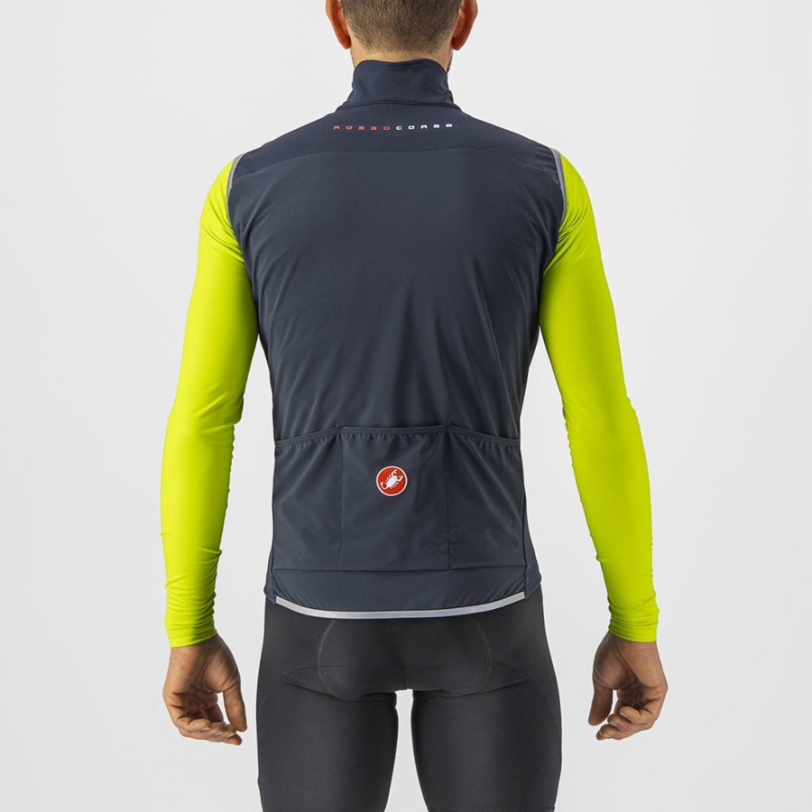 Castelli PERFETTO RoS 2 Γιλεκο ανδρικα μπλε | LFOXTJ-958