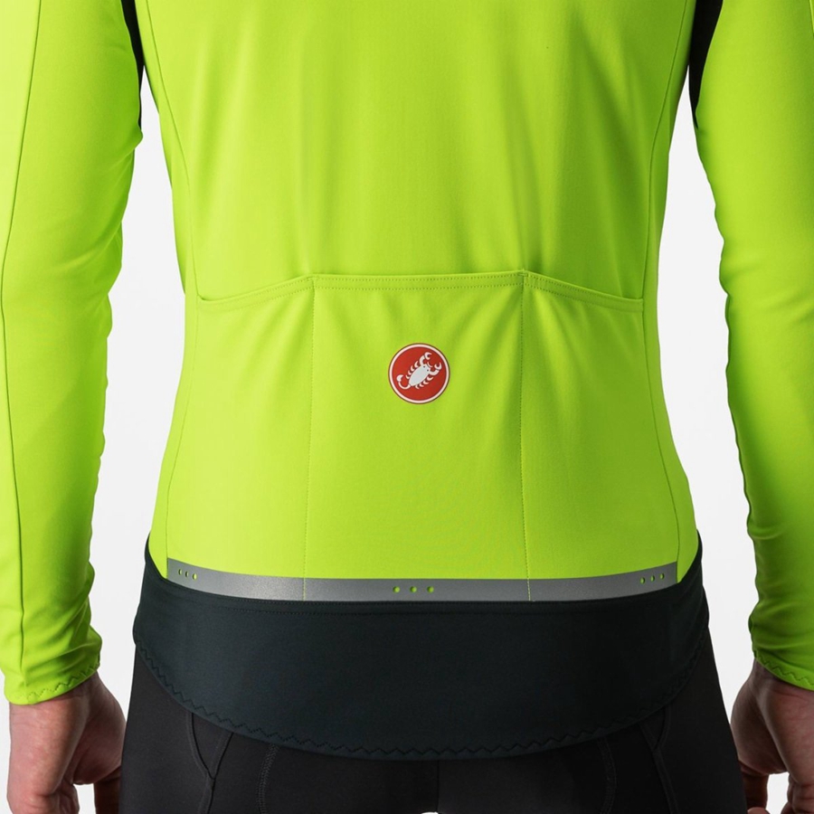 Castelli PERFETTO RoS 2 Μπουφαν ανδρικα ανοιχτο πρασινο σκούρο γκρι | BAODTE-079