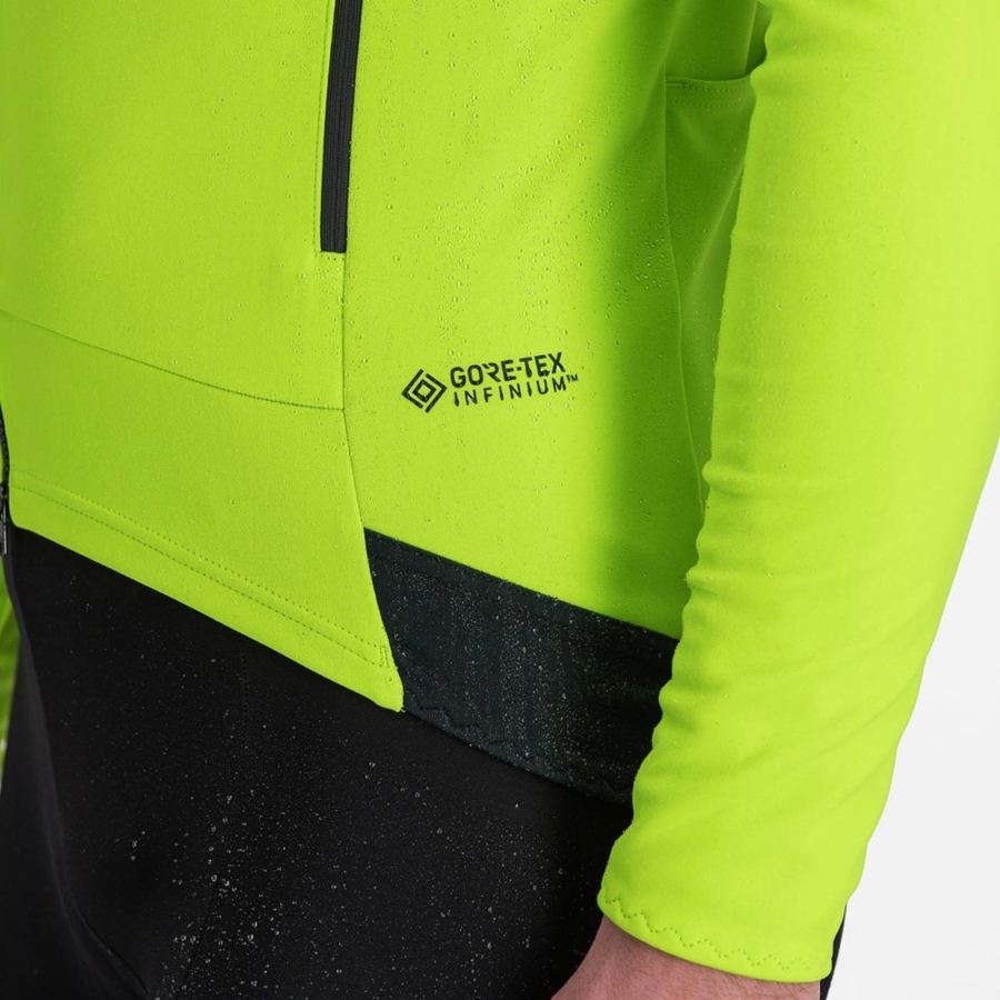 Castelli PERFETTO RoS 2 Μπουφαν ανδρικα ανοιχτο πρασινο σκούρο γκρι | BAODTE-079