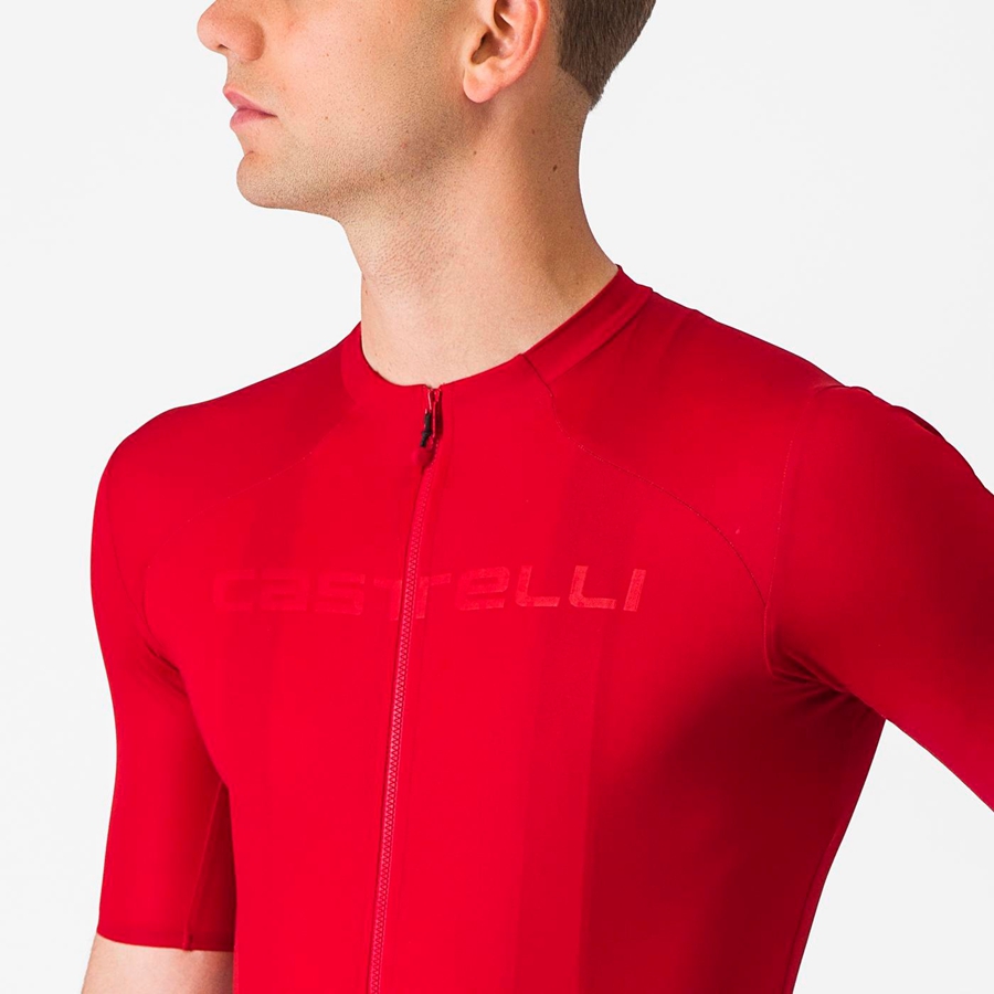 Castelli PROLOGO LITE Φανελα ανδρικα κοκκινα | LRPQBK-986