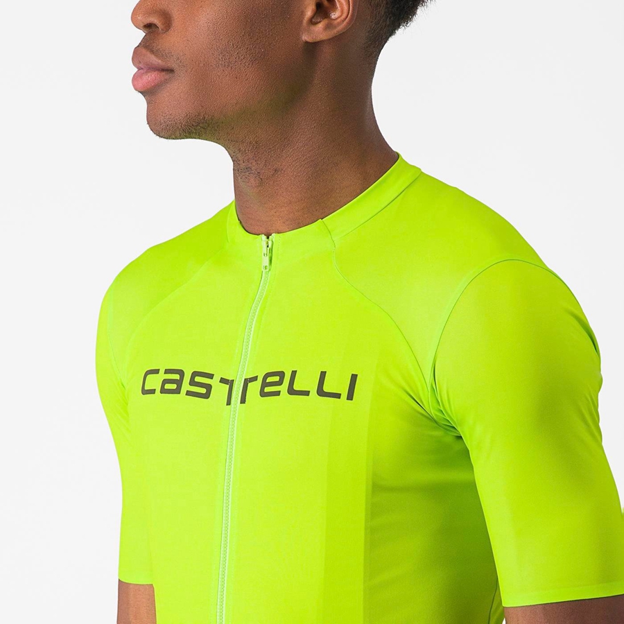 Castelli PROLOGO LITE Φανελα ανδρικα ανοιχτο πρασινο βαθυ πρασινο | LZJFDK-593