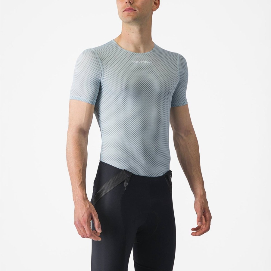 Castelli PRO MESH 2.0 SHORT SLEEVE στρώμα βάσης ανδρικα μπλε | YHGTFX-826