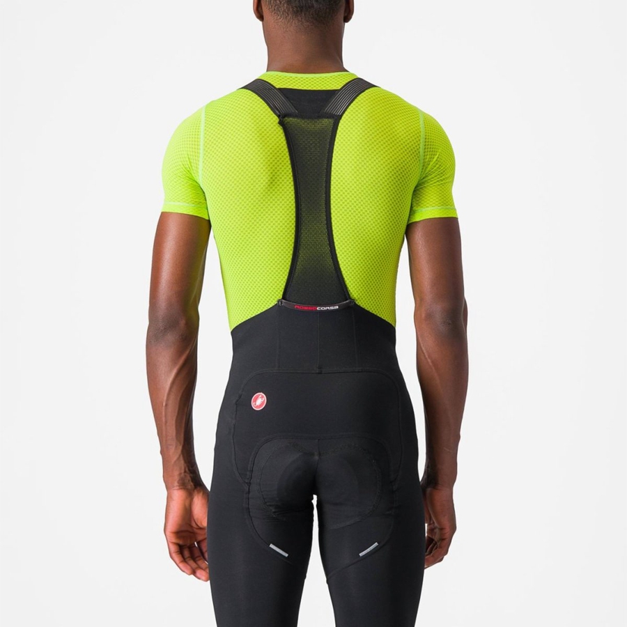 Castelli PRO MESH 2.0 SHORT SLEEVE στρώμα βάσης ανδρικα ανοιχτο πρασινο | QEBNLH-028