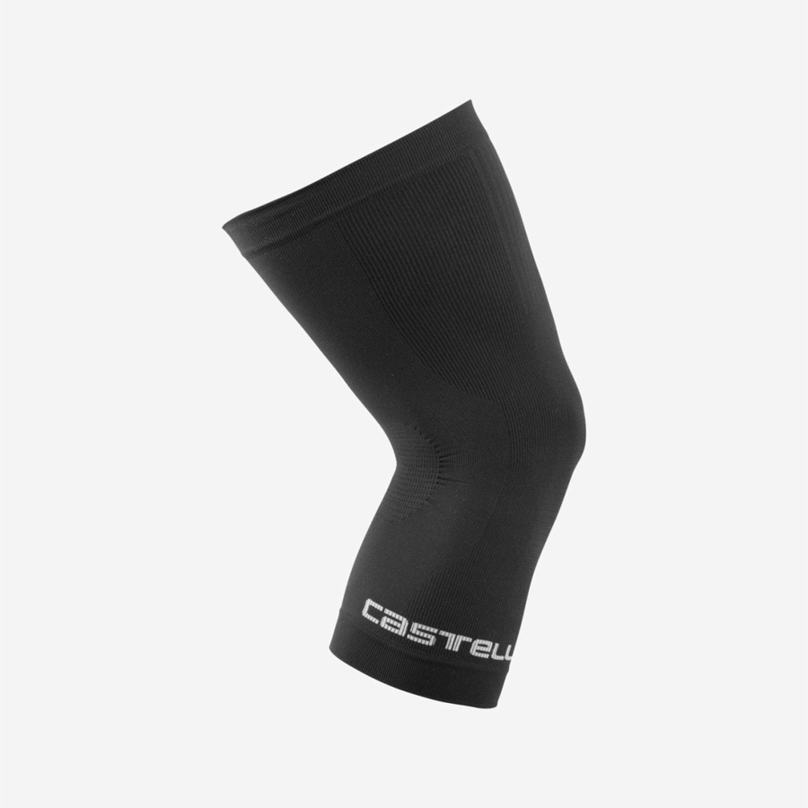 Castelli PRO SEAMLESS KNEE WARMER θερμάντης ποδιών ανδρικα μαυρα | GZOUMT-801