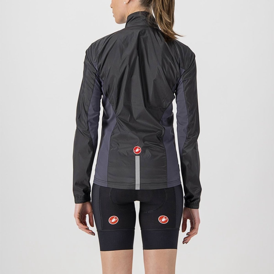 Castelli SQUADRA STRETCH W Προστασια γυναικεια μαυρα σκούρο γκρι | GEZPJW-639