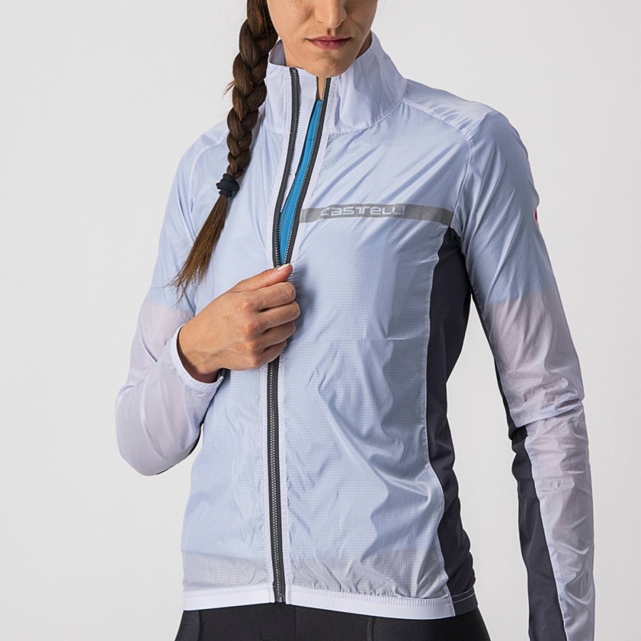 Castelli SQUADRA STRETCH W Προστασια γυναικεια ασημι γκρι σκούρο γκρι | BTKHDM-648