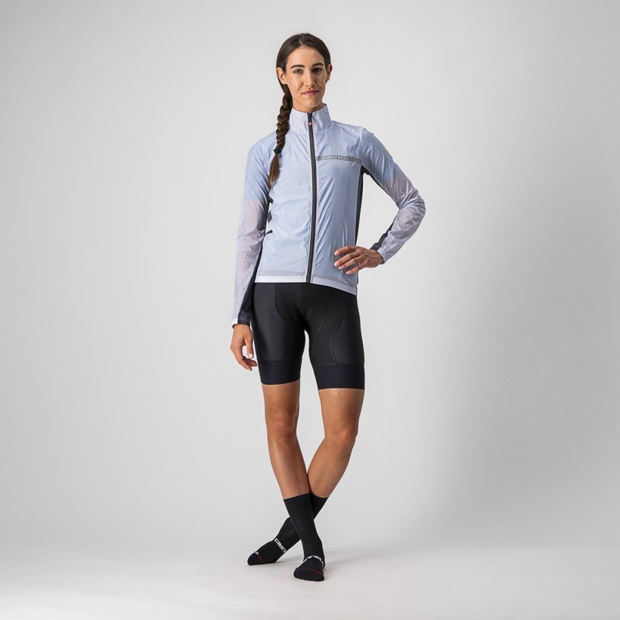 Castelli SQUADRA STRETCH W Προστασια γυναικεια ασημι γκρι σκούρο γκρι | BTKHDM-648