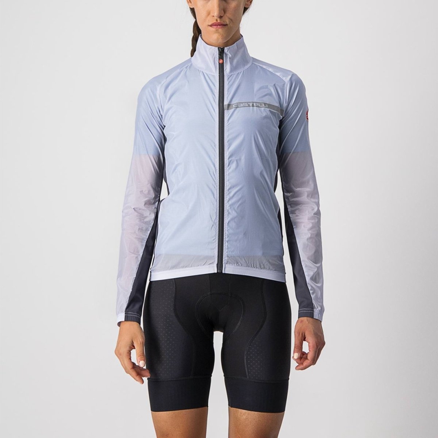 Castelli SQUADRA STRETCH W Προστασια γυναικεια ασημι γκρι σκούρο γκρι | BTKHDM-648