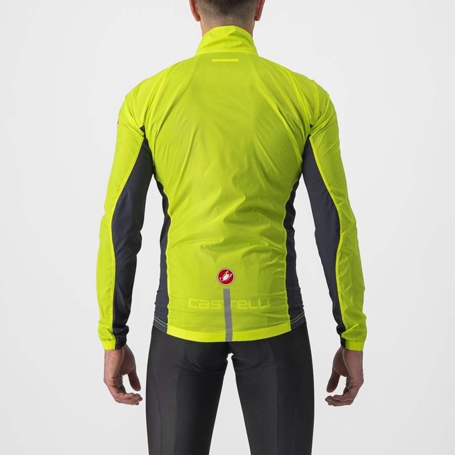 Castelli SQUADRA STRETCH Προστασια ανδρικα ανοιχτο πρασινο σκούρο γκρι | LSMDQH-765