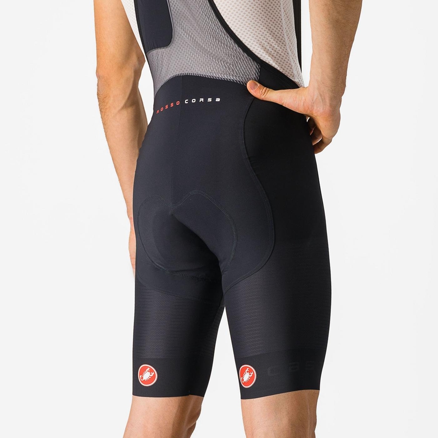 Castelli SUPERLEGGERA σορτς με σιλιάρα ανδρικα μαυρα | HZDIRN-403