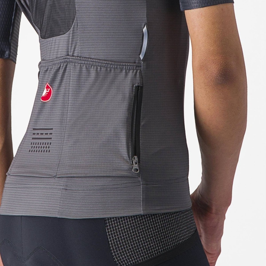 Castelli UNLIMITED PRO W Φανελα γυναικεια σκούρο γκρι | LWHPXZ-419