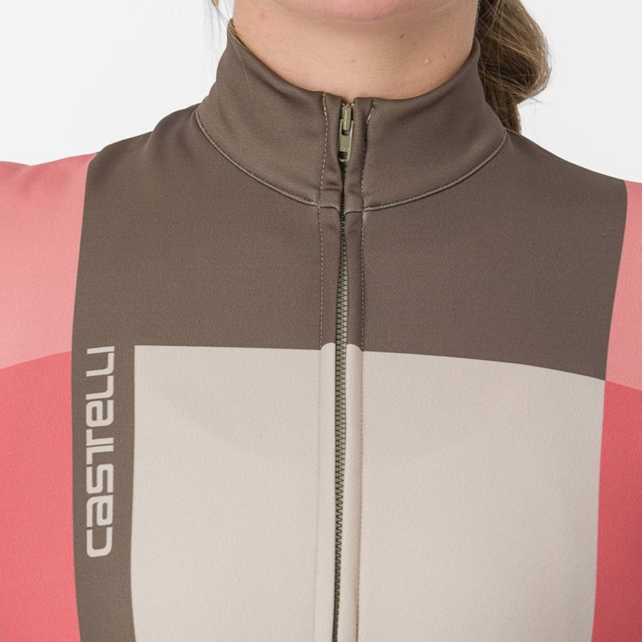 Castelli UNLIMITED W THERMAL Φανελα γυναικεια κοκκινα | PAWLUQ-705