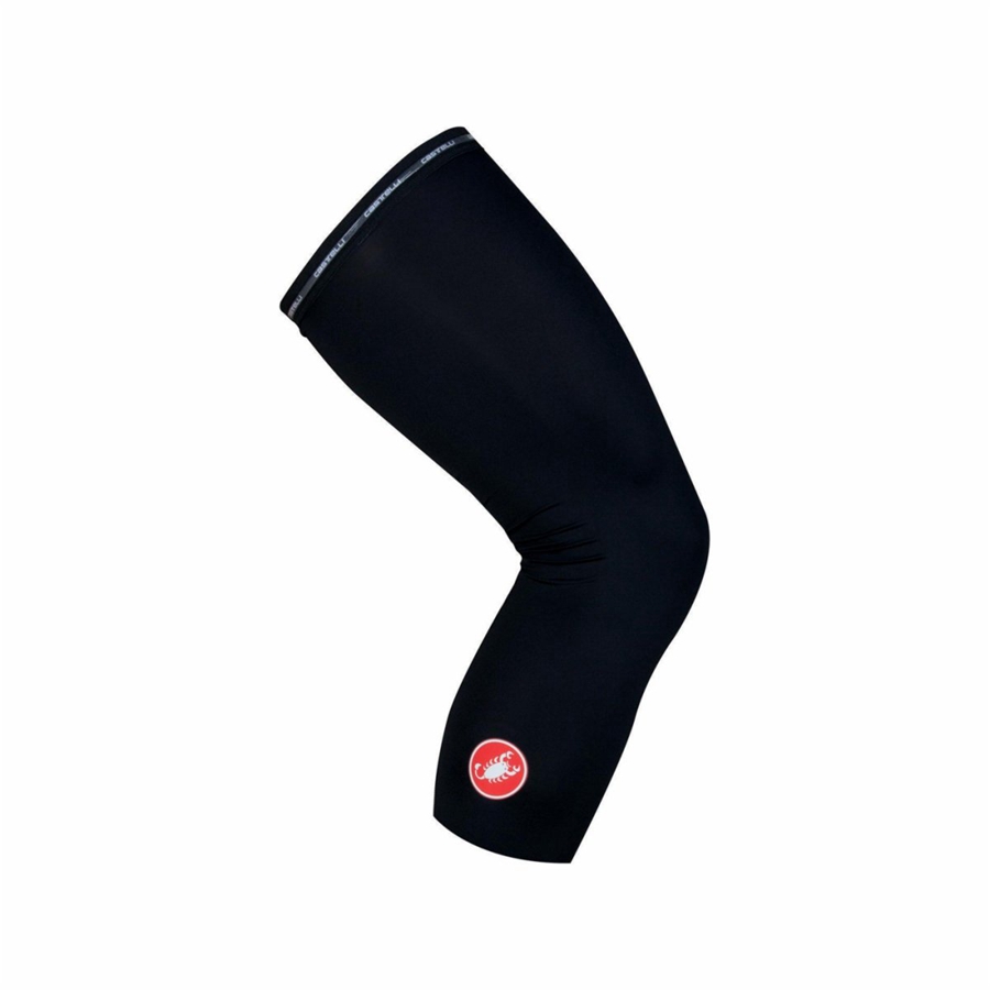 Castelli UPF 50+ LIGHT KNEE SLEEVES θερμάντης ποδιών γυναικεια μαυρα | DCKHPM-307