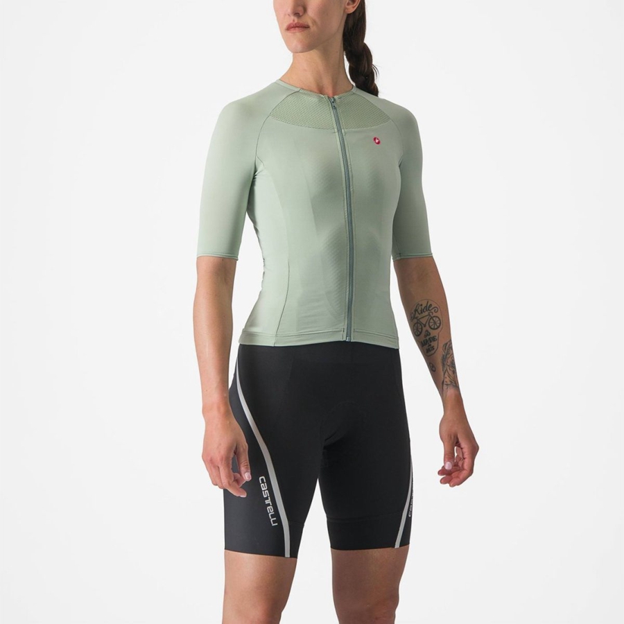 Castelli VELOCISSIMA 2 Φανελα γυναικεια πρασινο μπλε | DQEWTK-835