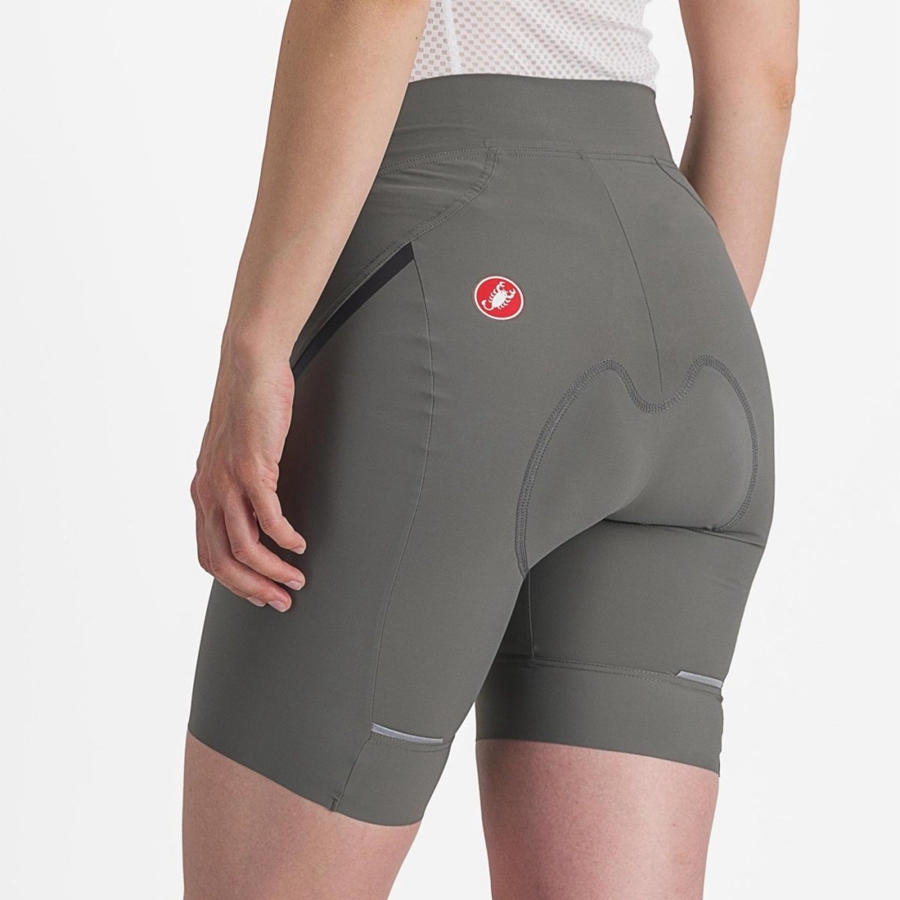 Castelli VELOCISSIMA 3 Σορτσ γυναικεια γκρι σκούρο γκρι | YLFESJ-239