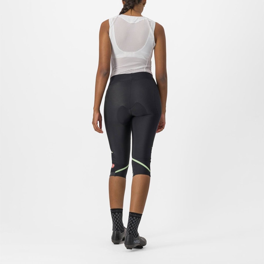 Castelli VELOCISSIMA THERMAL KNICKER Κολαν γυναικεια μαυρα μεντα μαυρα | ZQSTMF-567