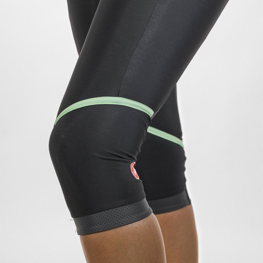 Castelli VELOCISSIMA THERMAL KNICKER Κολαν γυναικεια μαυρα μεντα μαυρα | ZQSTMF-567