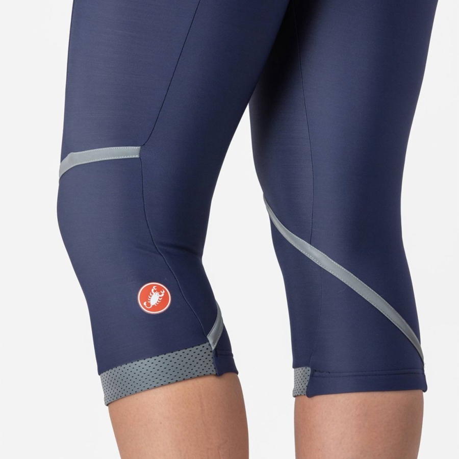 Castelli VELOCISSIMA THERMAL KNICKER Κολαν γυναικεια μπλε ασημι | SCYZPE-240