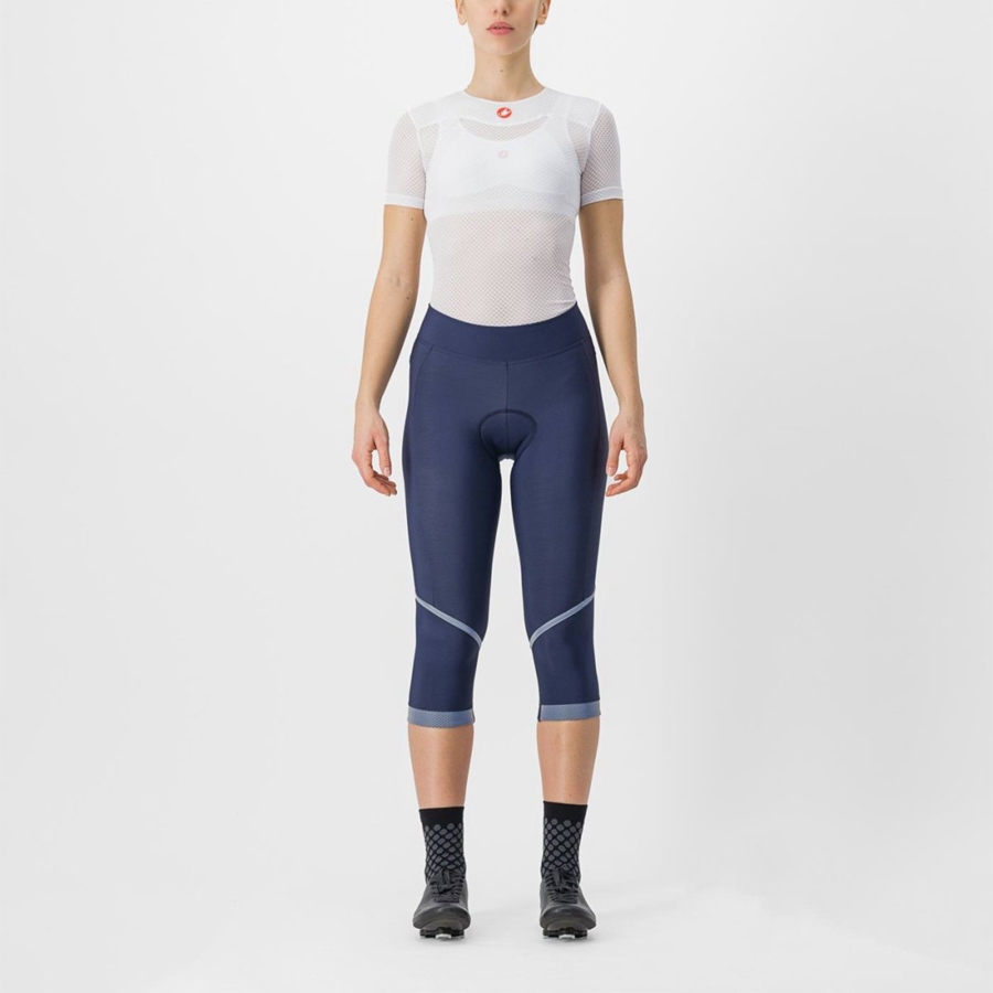 Castelli VELOCISSIMA THERMAL KNICKER Κολαν γυναικεια μπλε ασημι | SCYZPE-240